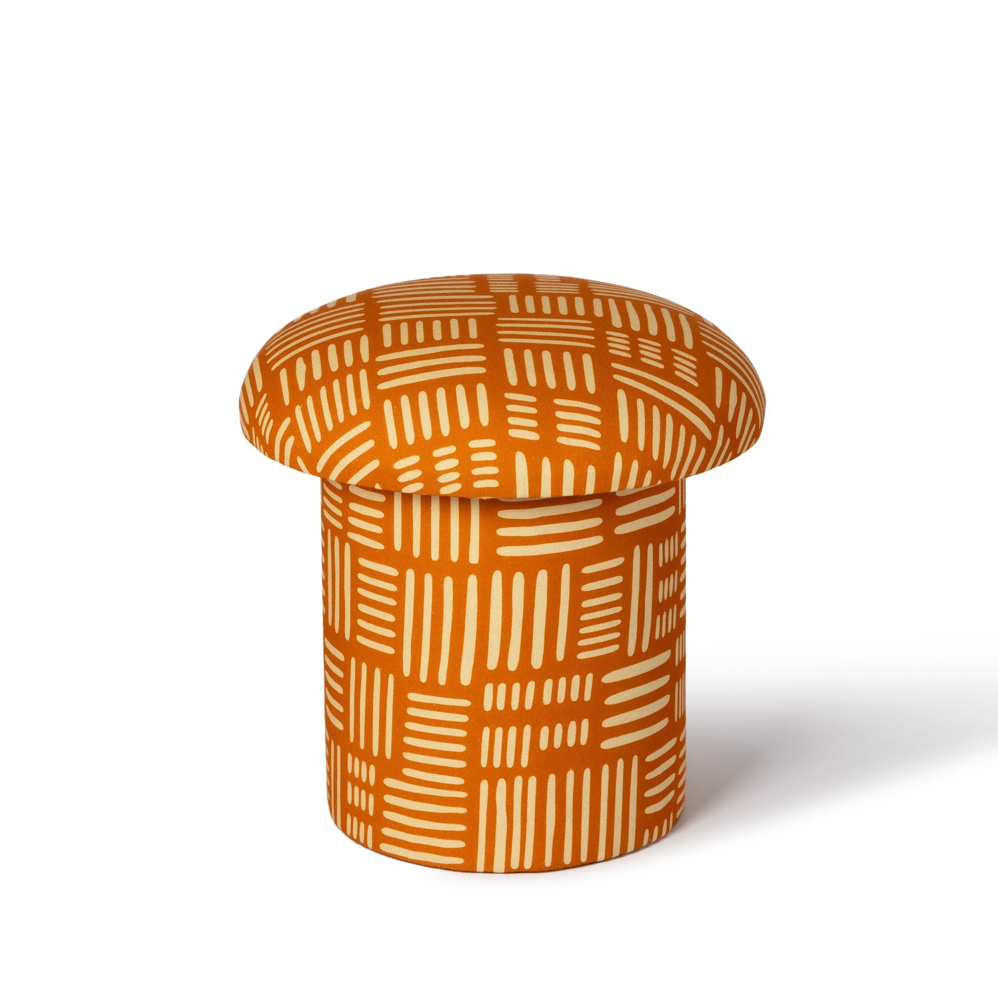 Lucy - Abstract Print Mushroom Stool