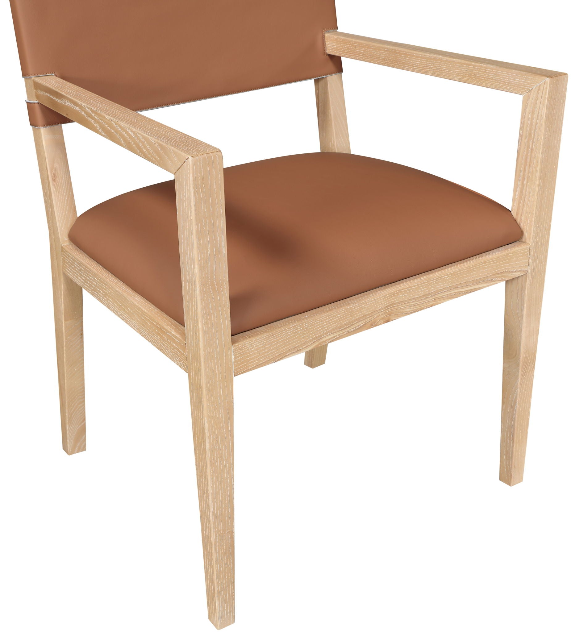 Avon - Vegan Leather Dining Arm Chair