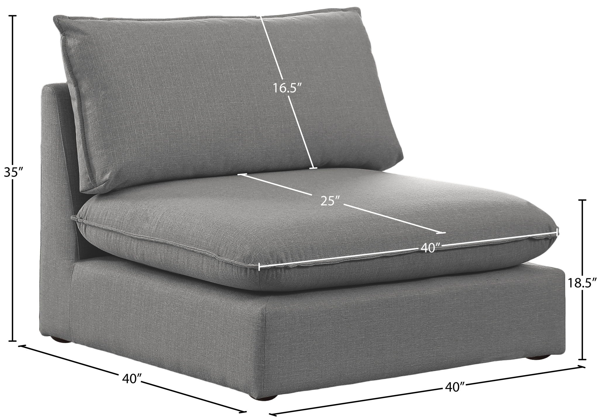 Mackenzie - Armless Chair