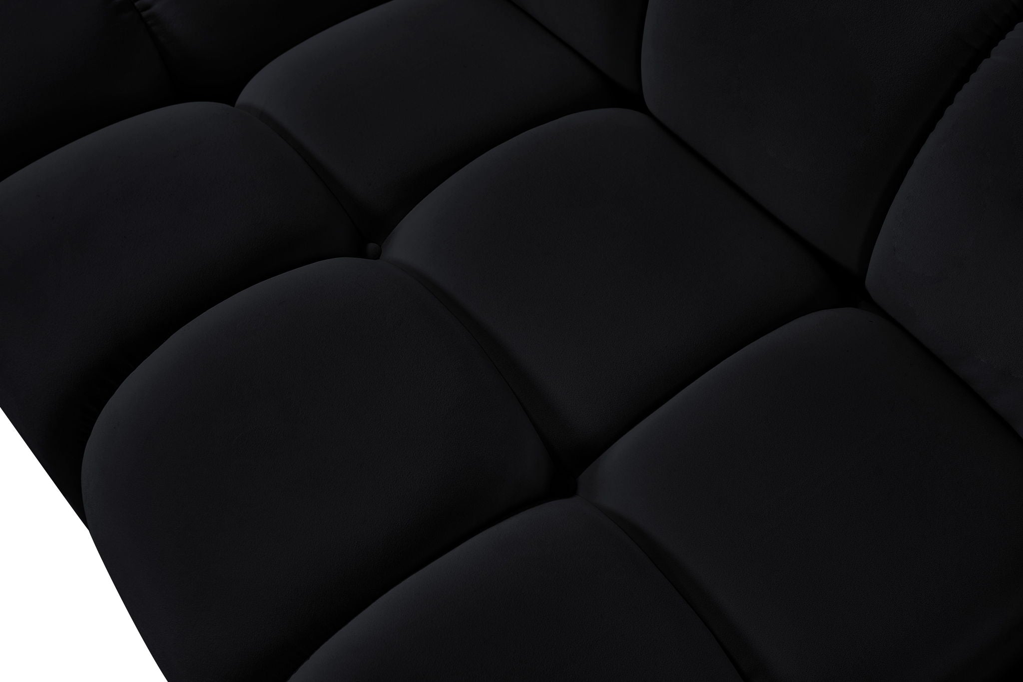 Orin - Velvet Performance Fabric Upholstered Modular Ottoman