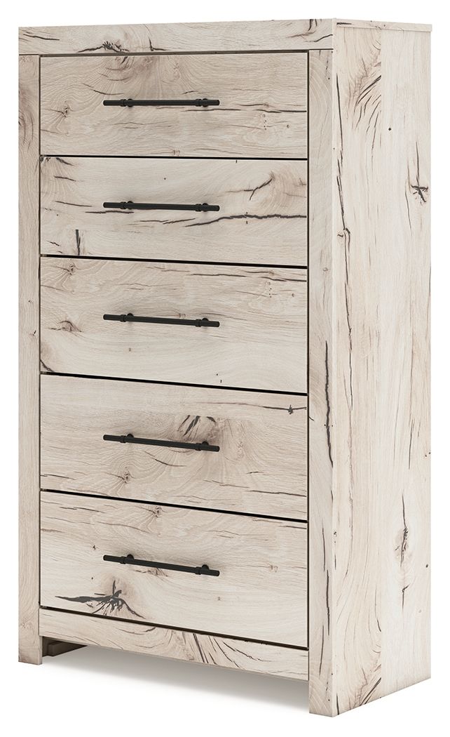 Lawroy - Five Drawer Chest - Light Natural