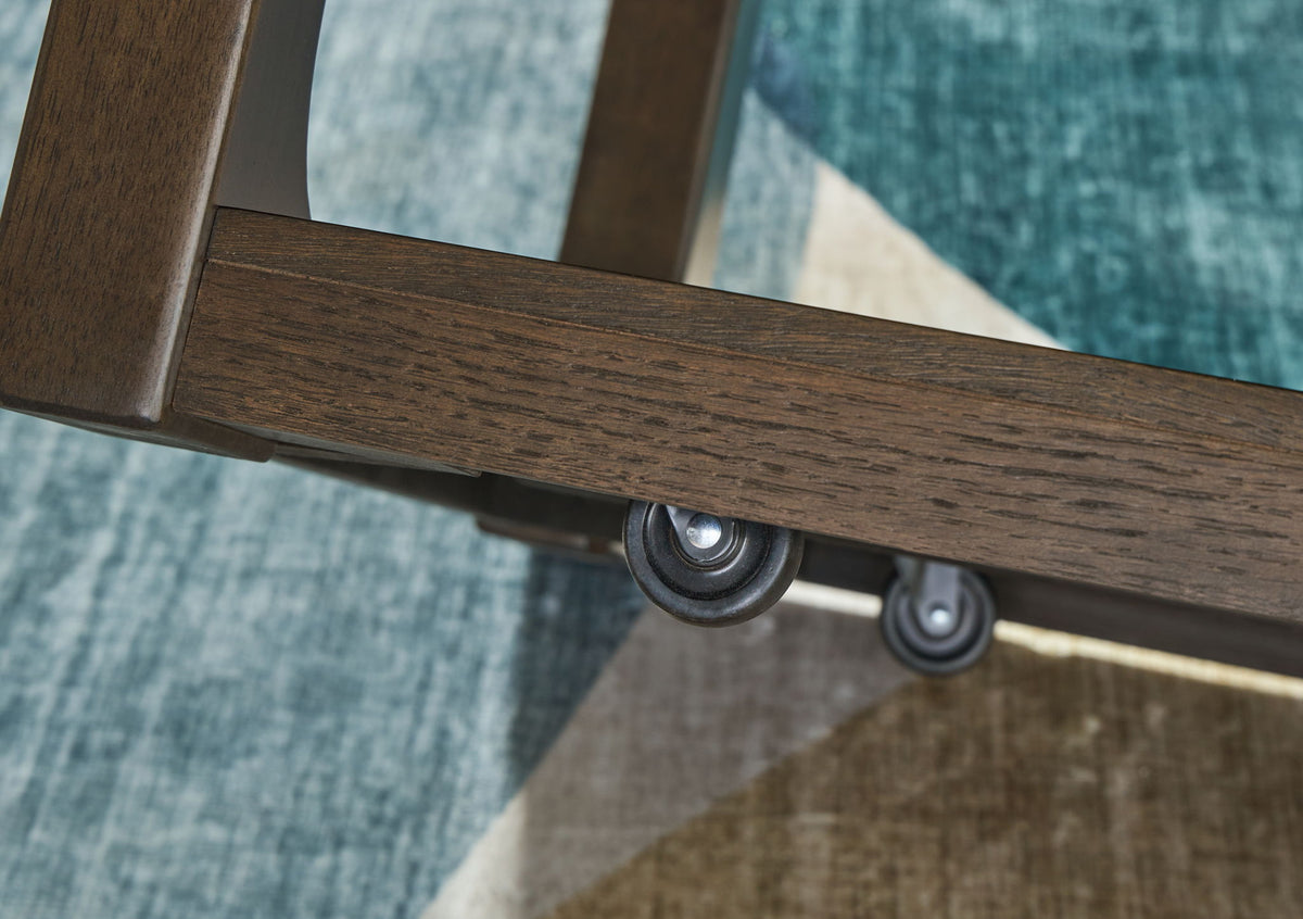 Breckington - Rectangle Cocktail Table - Dark Brown
