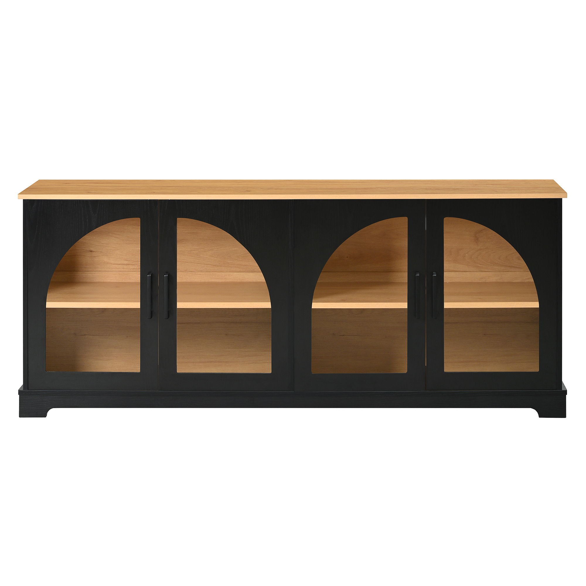 TV Stand With Semi Arched Doors