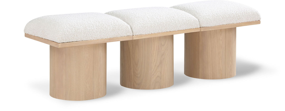 Pavilion - 3 Piece Modular Bench With Natural Base