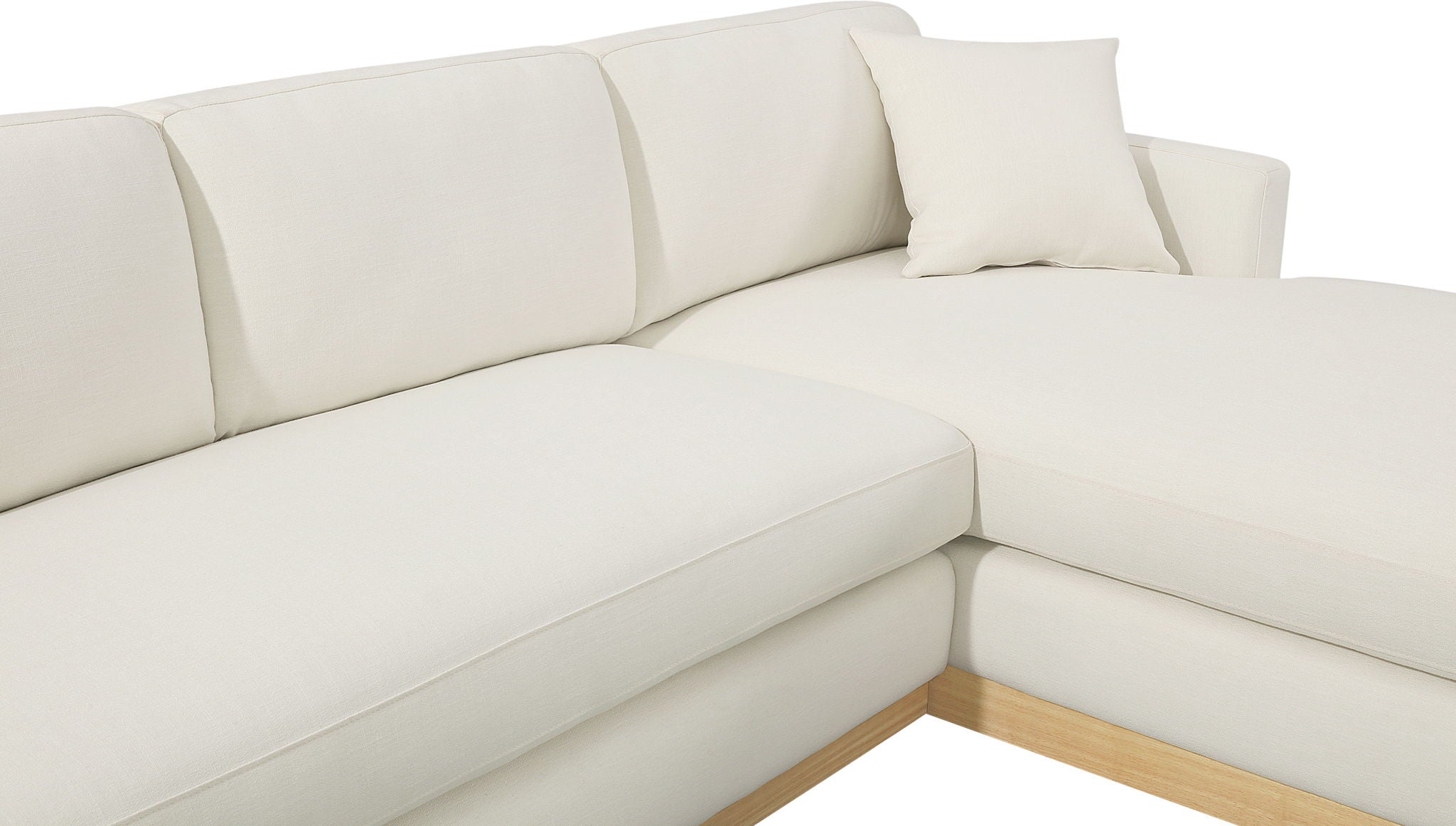 Johanna - 3 Piece Sectional - Natural Base
