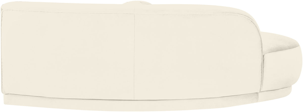 Avra - 86" Velvet Performance Fabric Upholstered Sofa