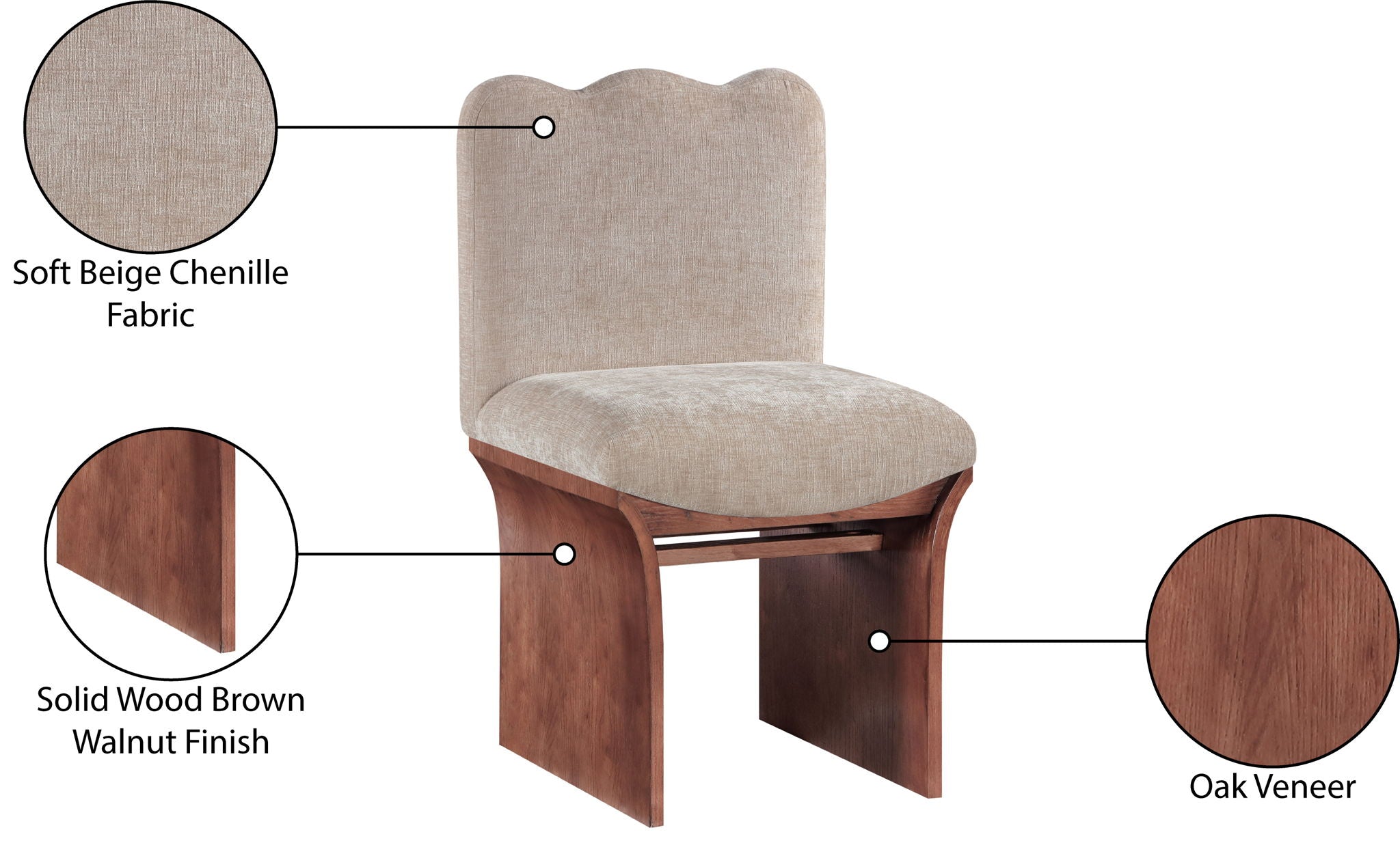 Shaw - Dining Chair - Walnut Base