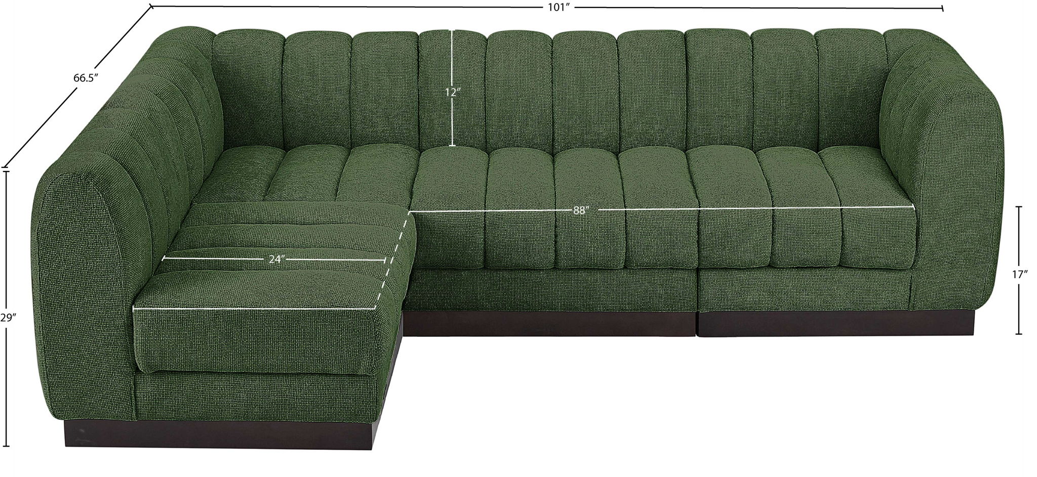 Quinn - 4 Piece Modular Sectional