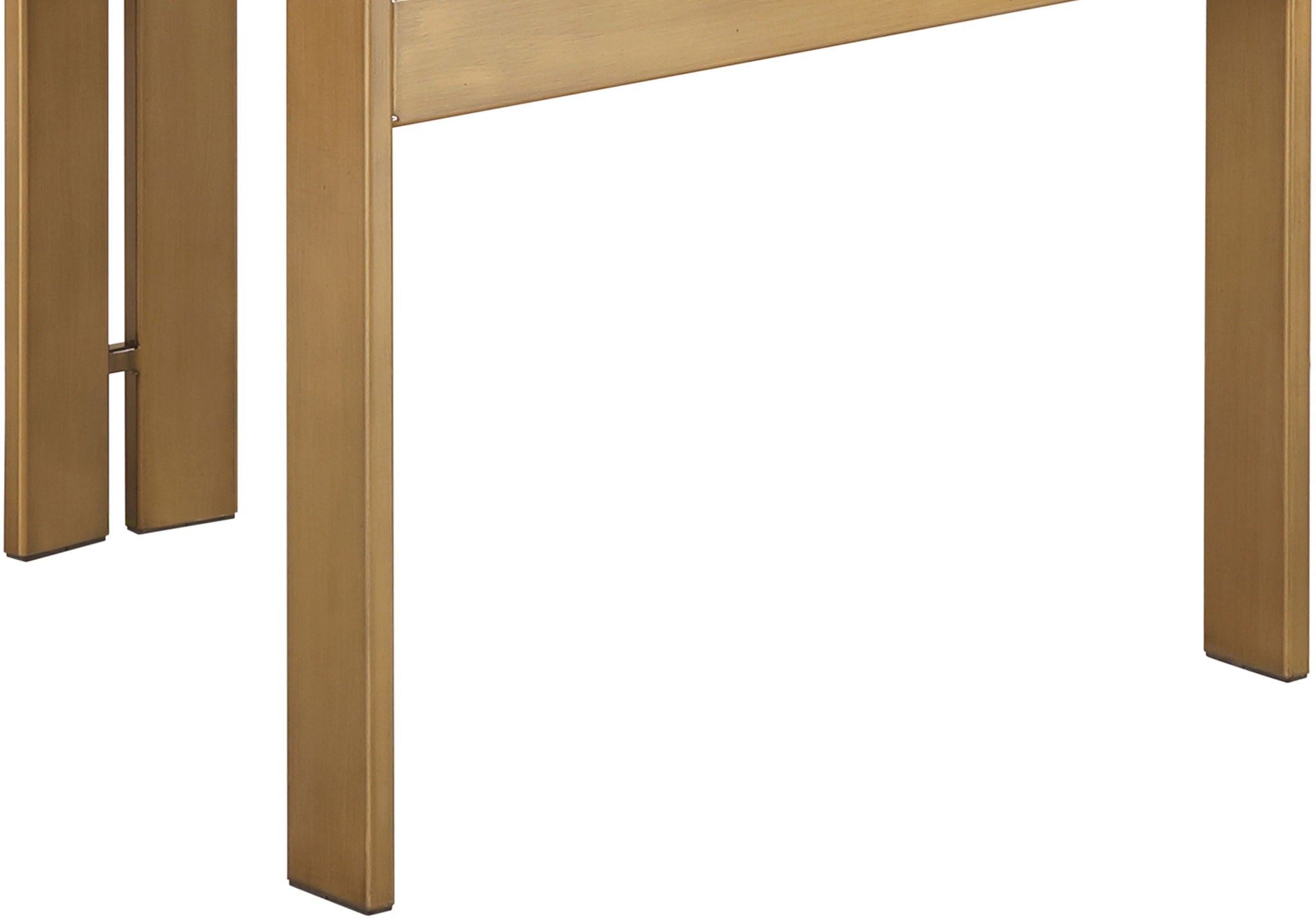 Aurum - Vegan Leather Upholstered Dining Chair With Brushed Brass Base (Set of 2)