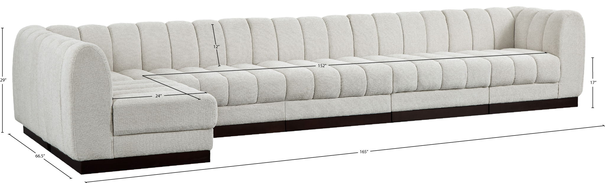 Quinn - 6 Piece Modular Sectional