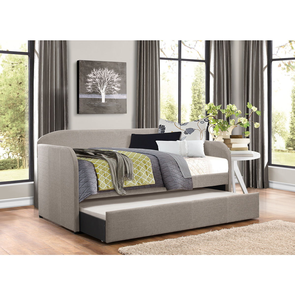 Roland - Daybed With Trundle - Gray