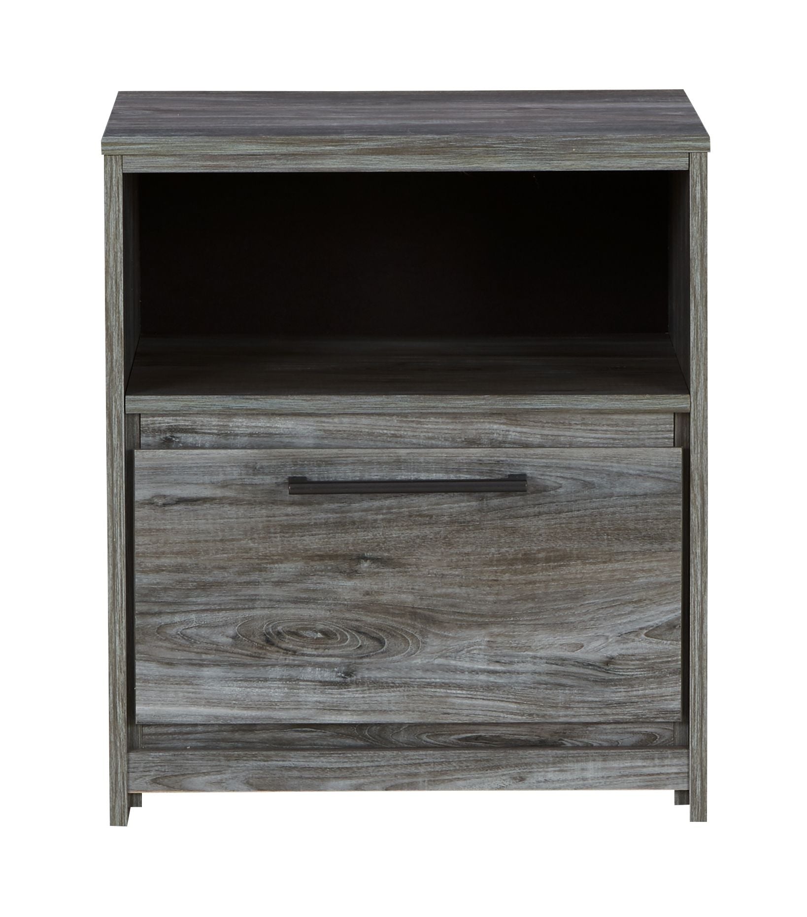 Baystorm - One Drawer Night Stand - Gray