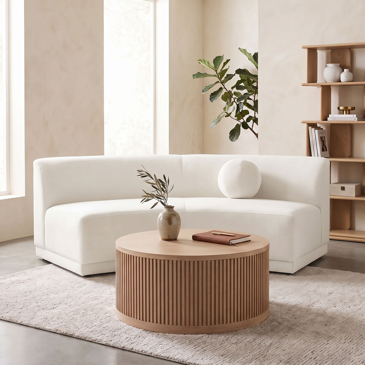 Avra - Velvet Performance Fabric Upholstered Armless Sofa