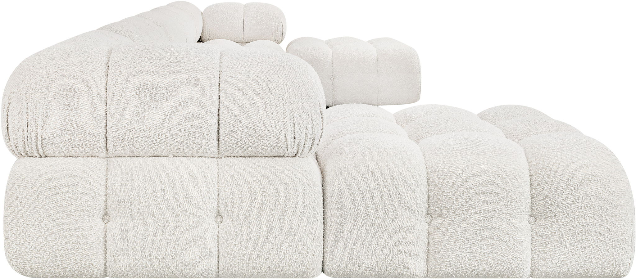 Ames - 7 Piece Fabric Modular U-Shaped Sectional