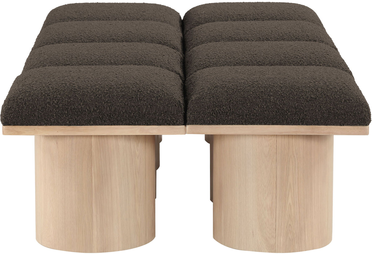 Pavilion - 8 Piece Modular Bench With Natural Base