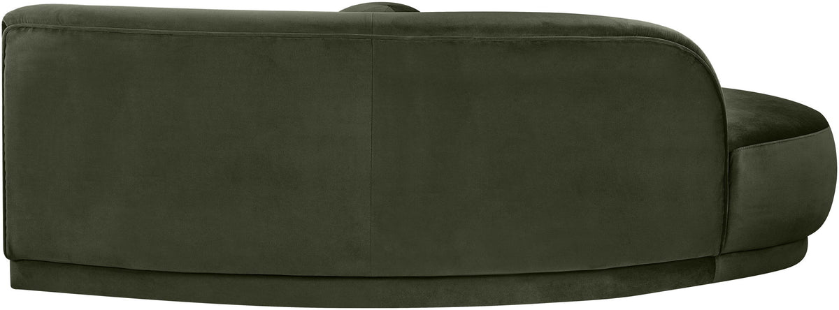 Avra - 86" Velvet Performance Fabric Upholstered Sofa