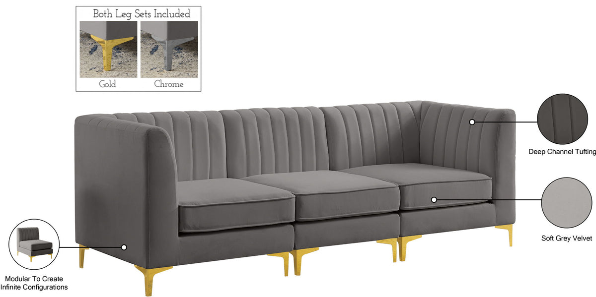 Alina - 3 Piece Modular Sectional