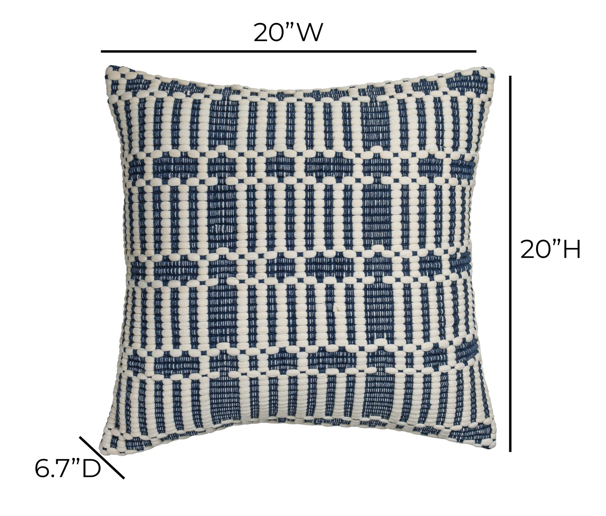 Maresh - 20" Square Woven Pillow