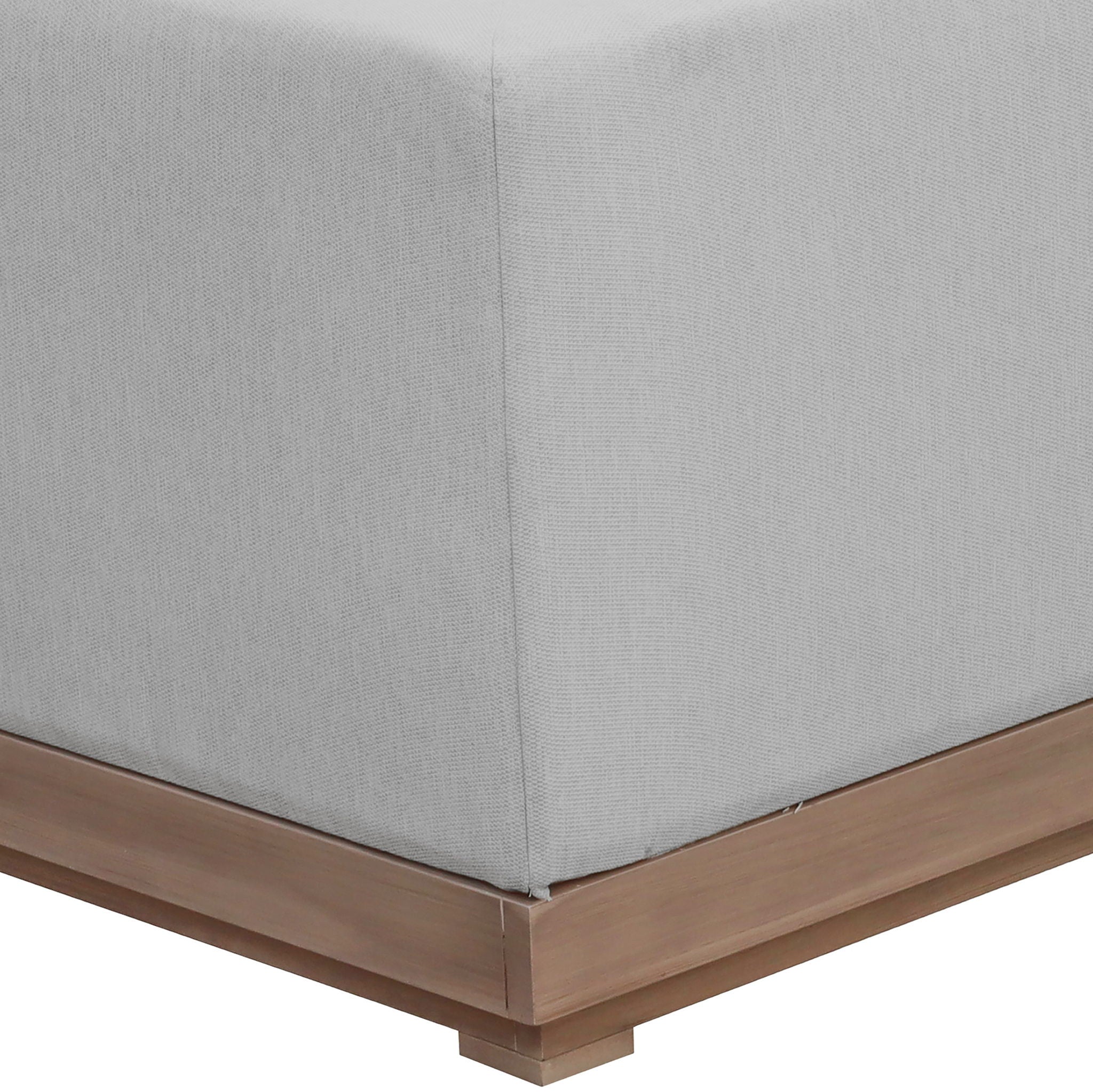 Solace - Olefin Performance Fabric 3 Piece Outdoor Patio Modular Sectional (Sofa, Loveseat & Corner Chair)