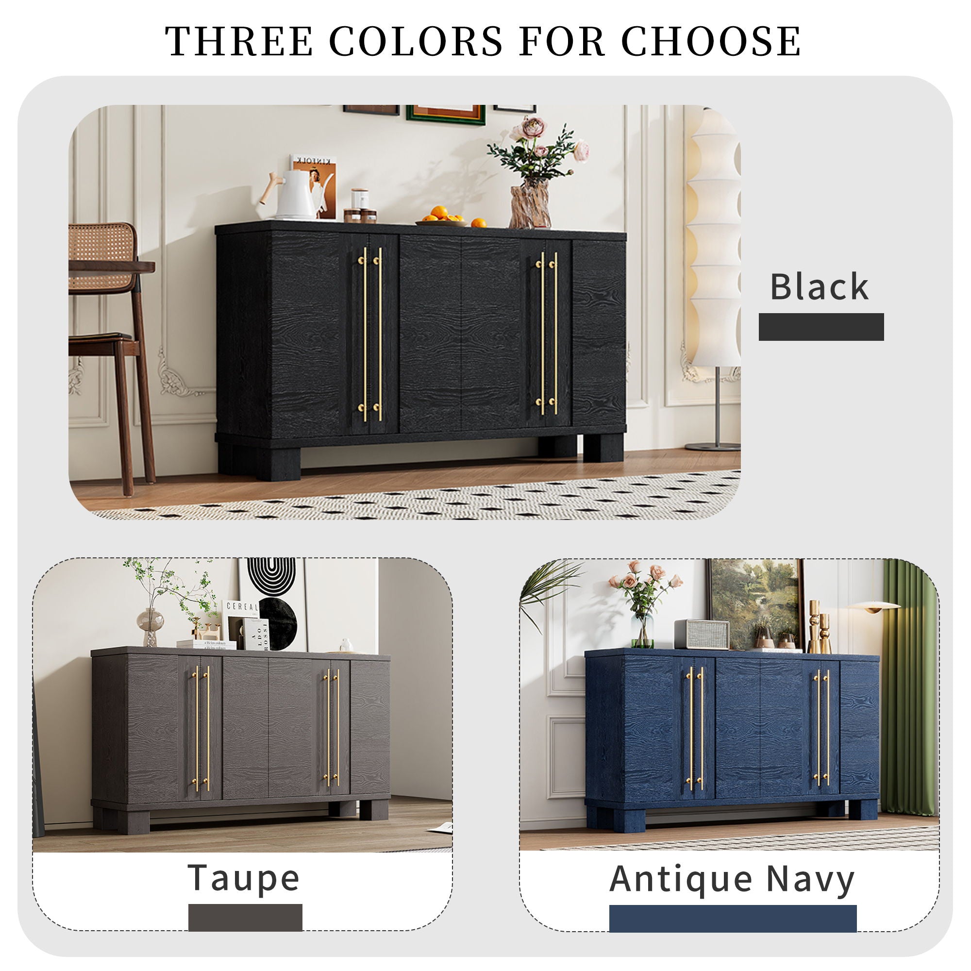 Sideboard With Adjustable Shelves