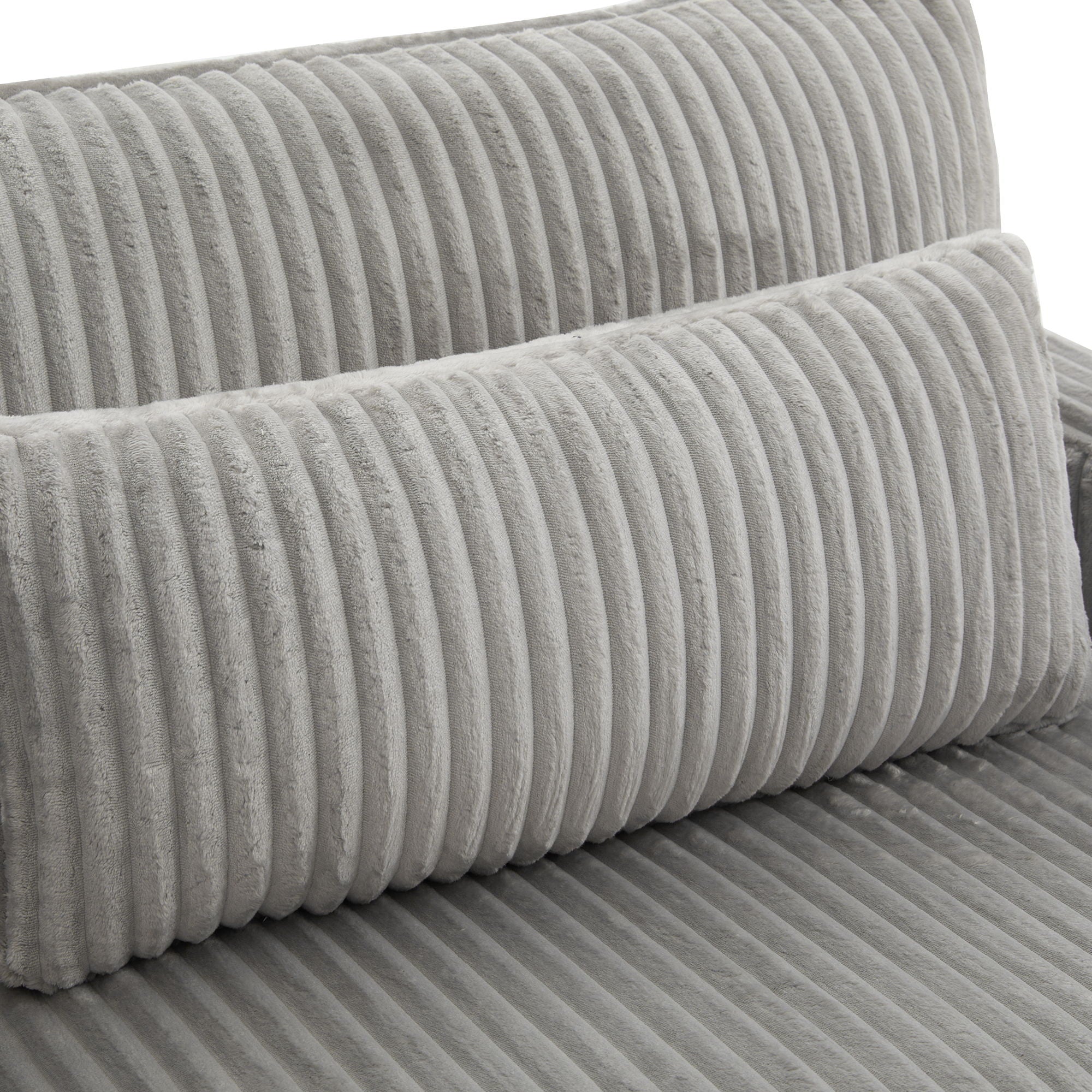 Modern Loveseat Sofa With 4 Pillows