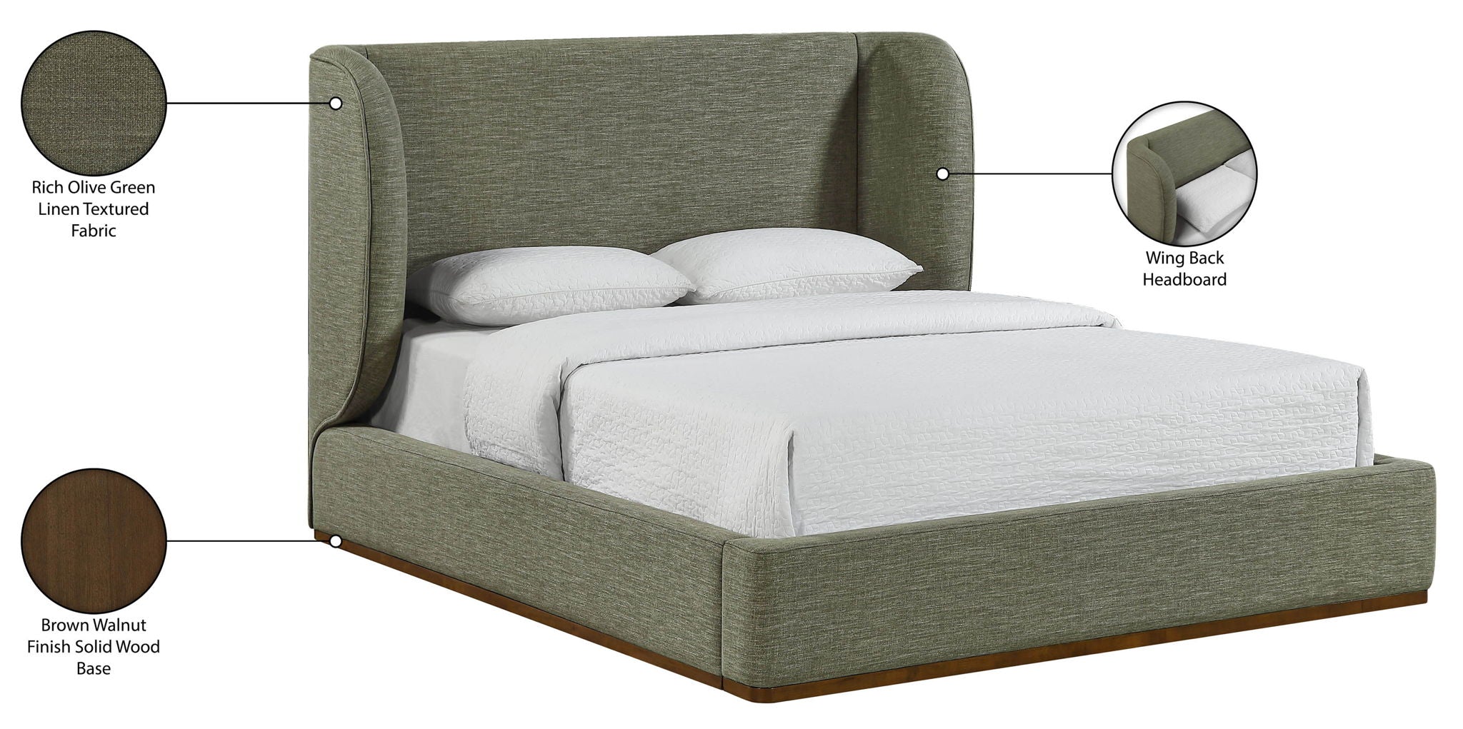Aurin - Upholstered Bed