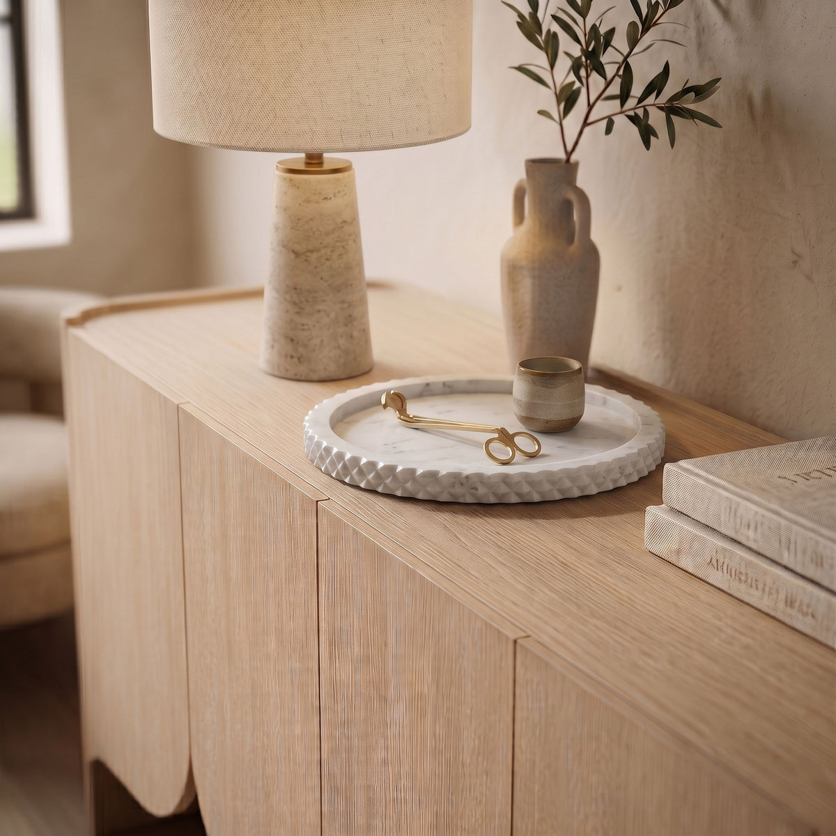 Russell - Genuine Marble Tray