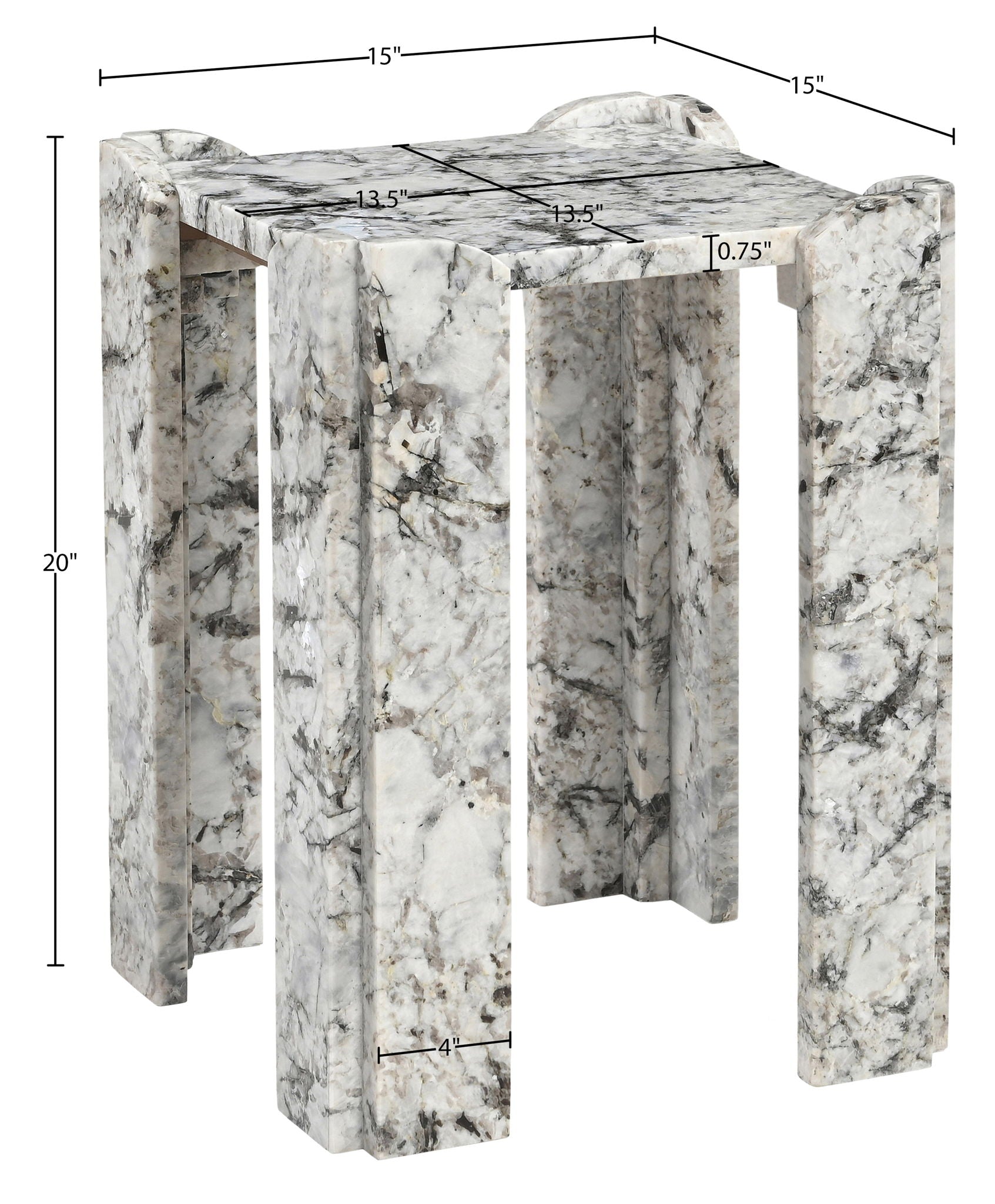 Ravello - Genuine Marble Table