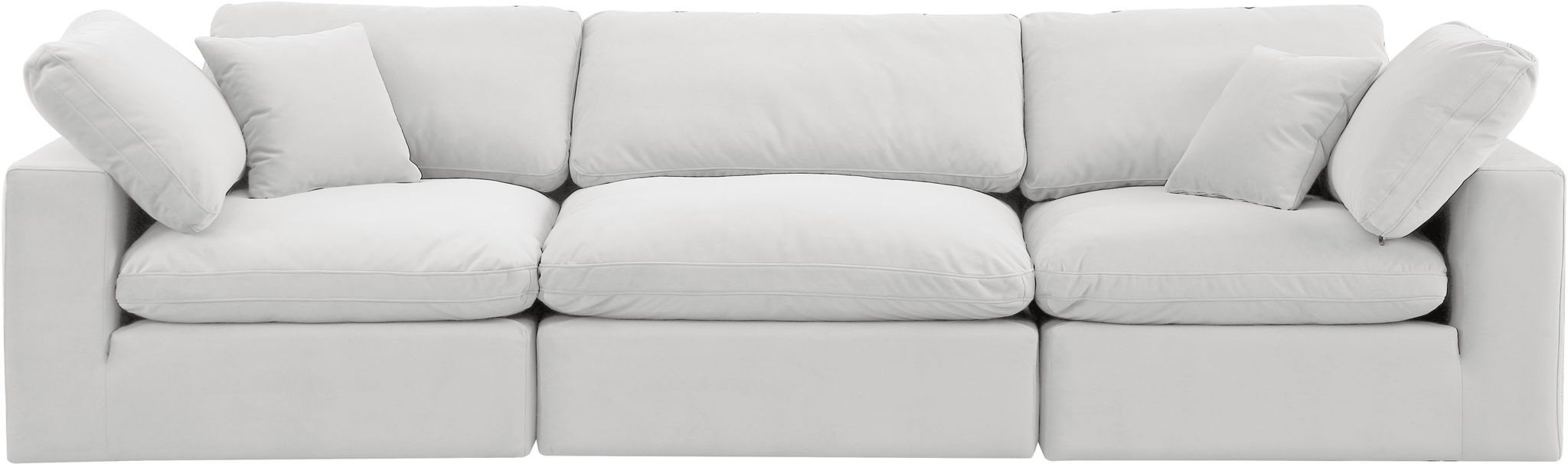 Comfy - Velvet Modular Sofa 3 Seats