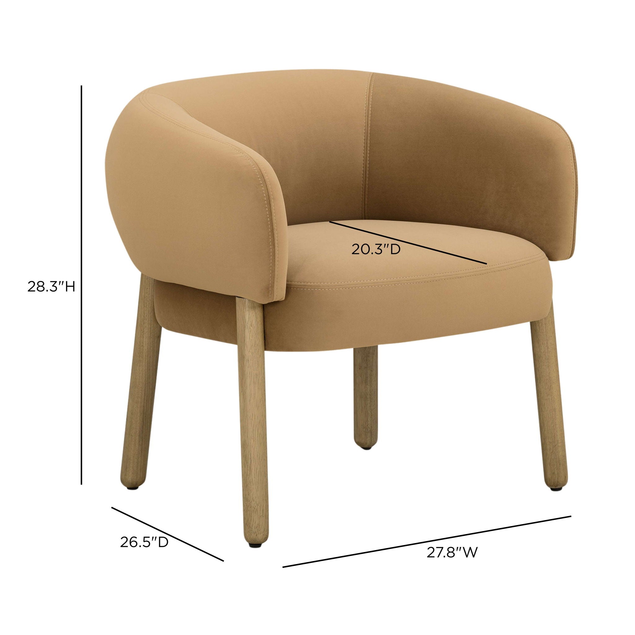 Foxy - Performance Velvet Accent Chair