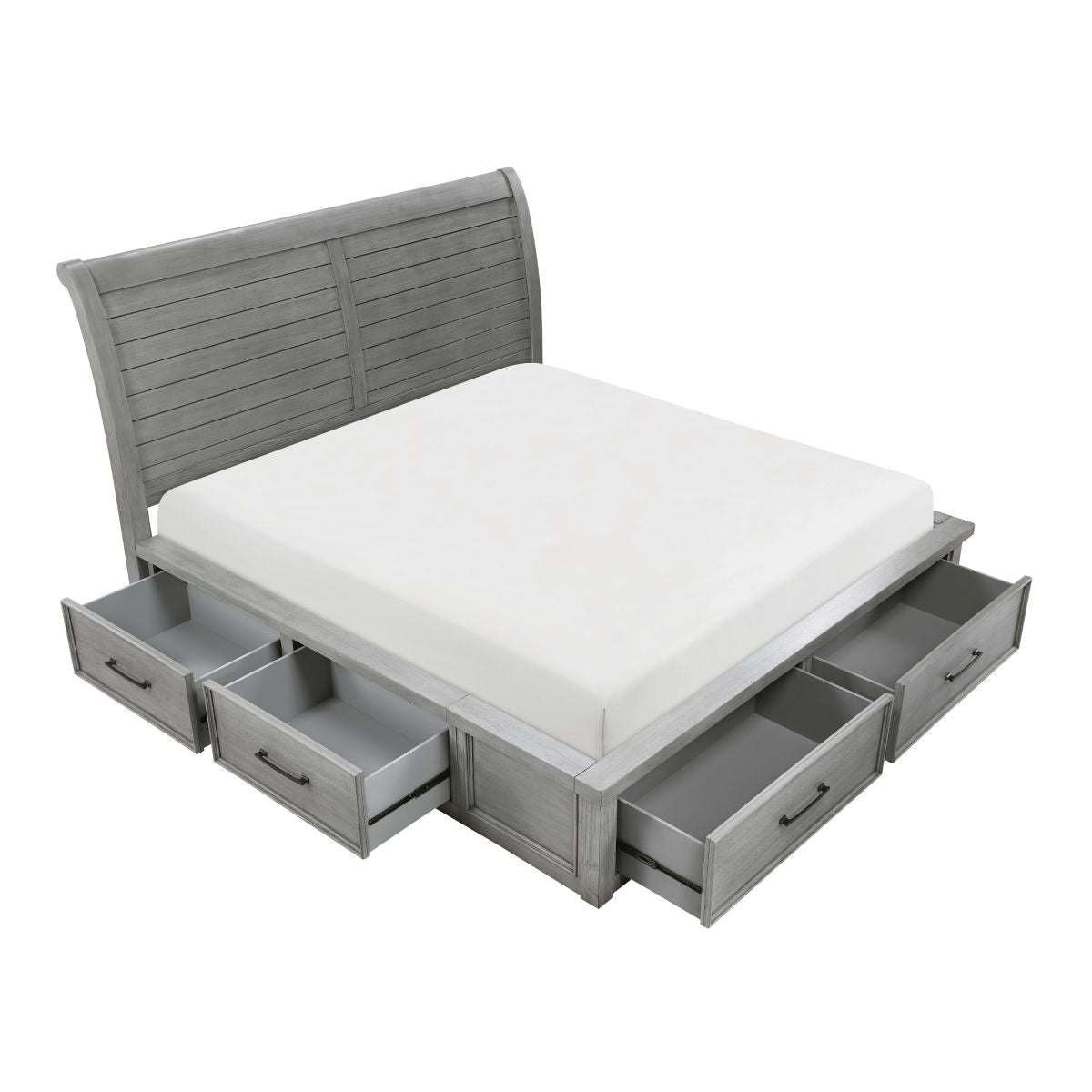 Logandale - Bed With Storage Footboard And Side Rails