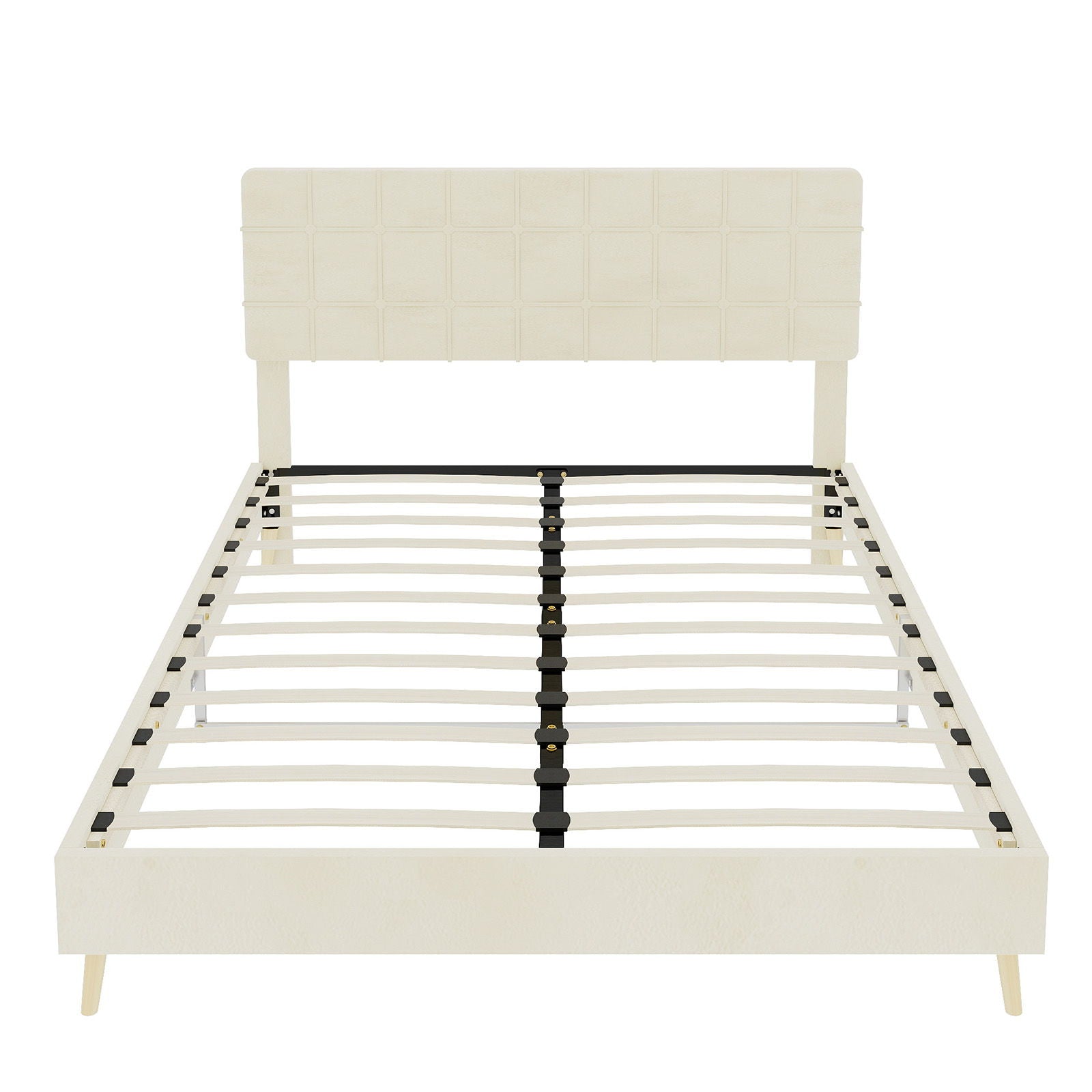 Yungan Lingge Minimalist Soft Pack Headboard Bed