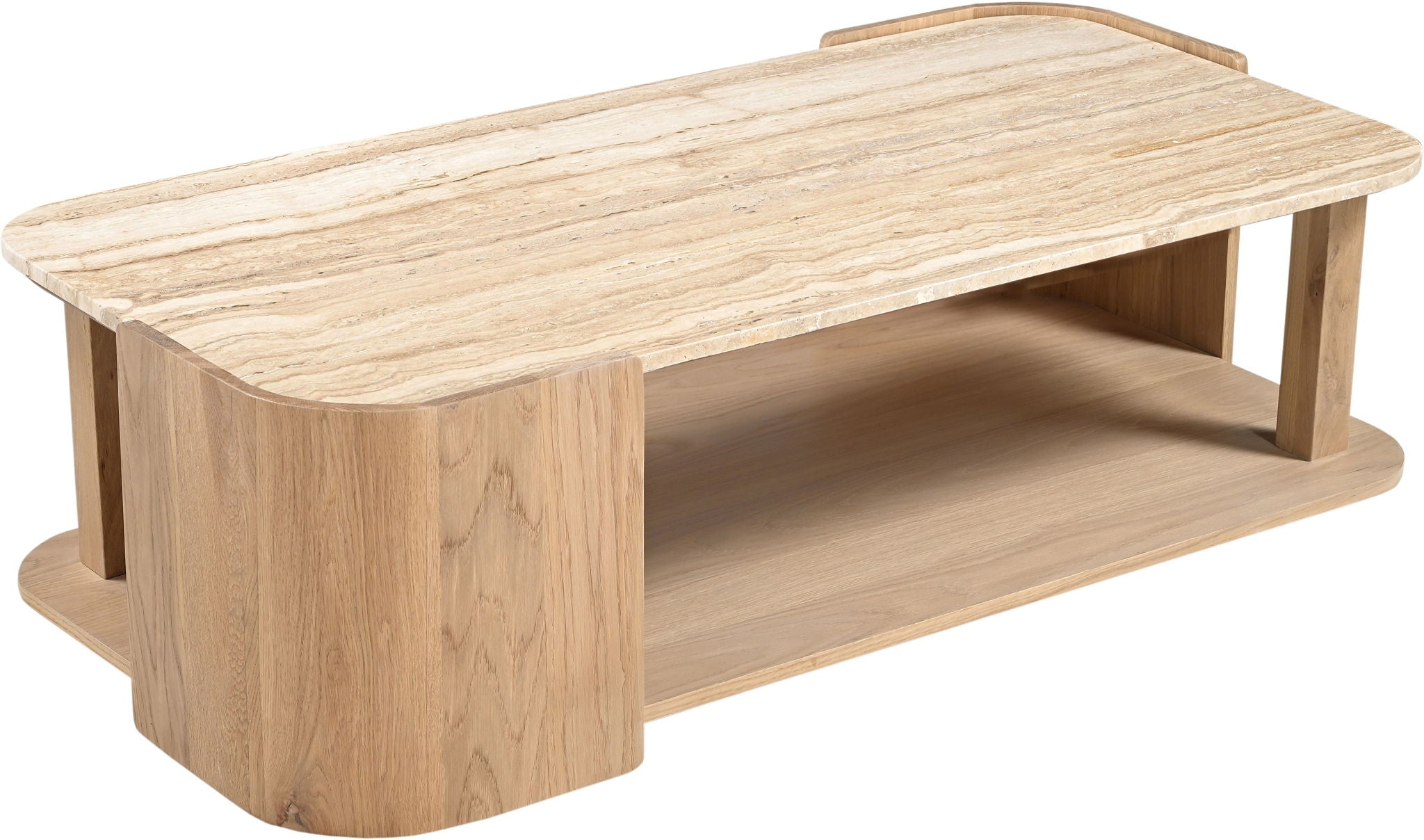 Calabria - Marble And Oak Wood Table