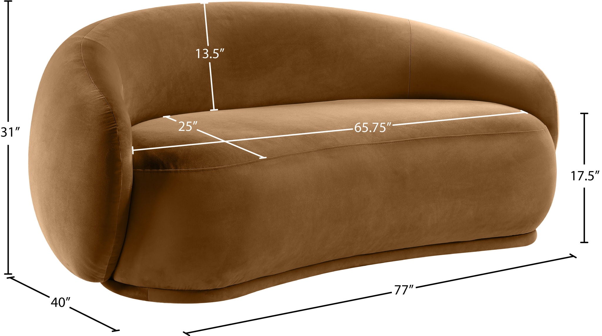 Emery - Velvet Loveseat