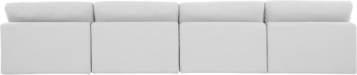 Comfy - Linen Modular Armless Sofa 4 Seats
