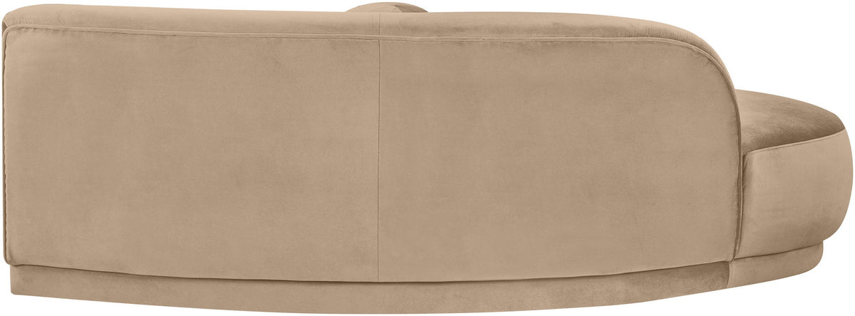 Avra - 86" Velvet Performance Fabric Upholstered Sofa