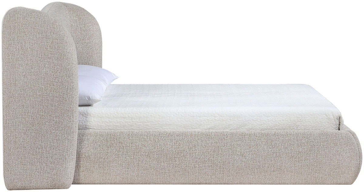 Elowen - Chenille Fabric Upholstered Bed