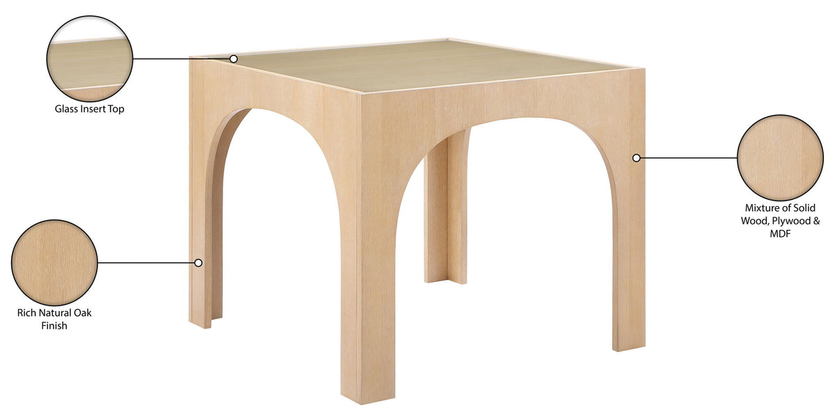 Waldorf - Tempered Glass Top Table