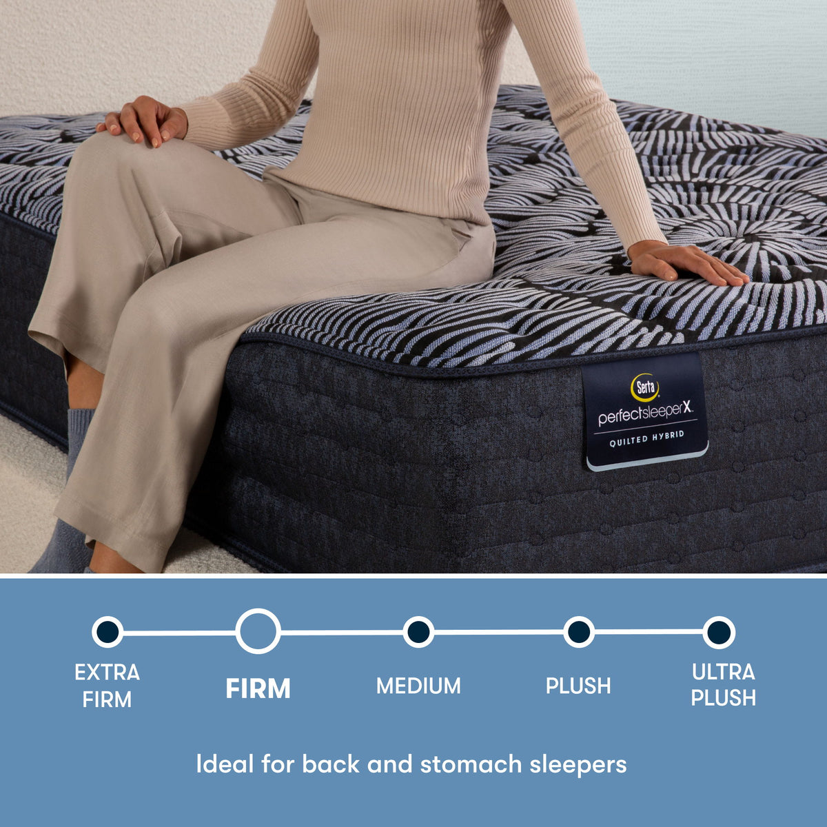 Perfect Sleeper X - 13.5" Knox Hybrid Firm Mattress