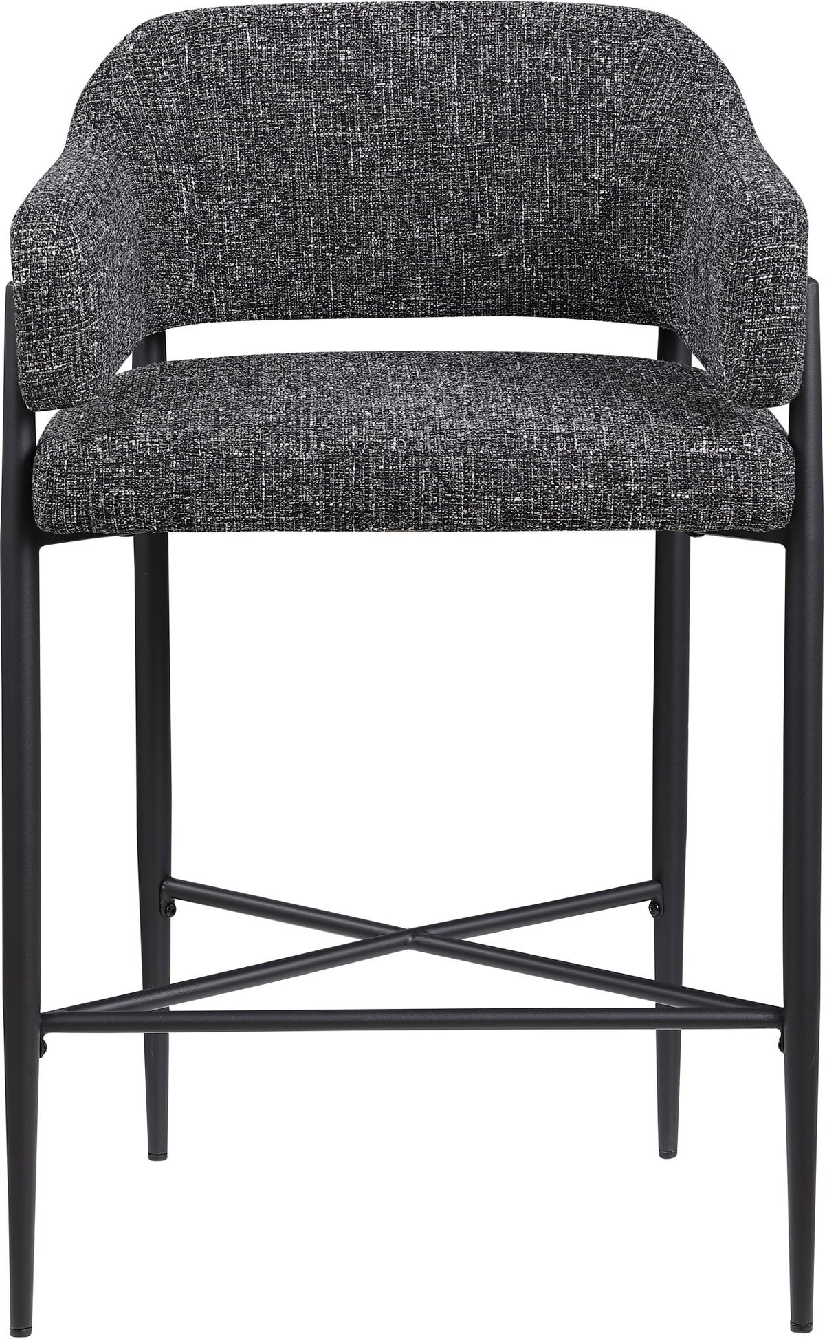 Dame - Fabric Upholstered Counter Stool (Set of 2)