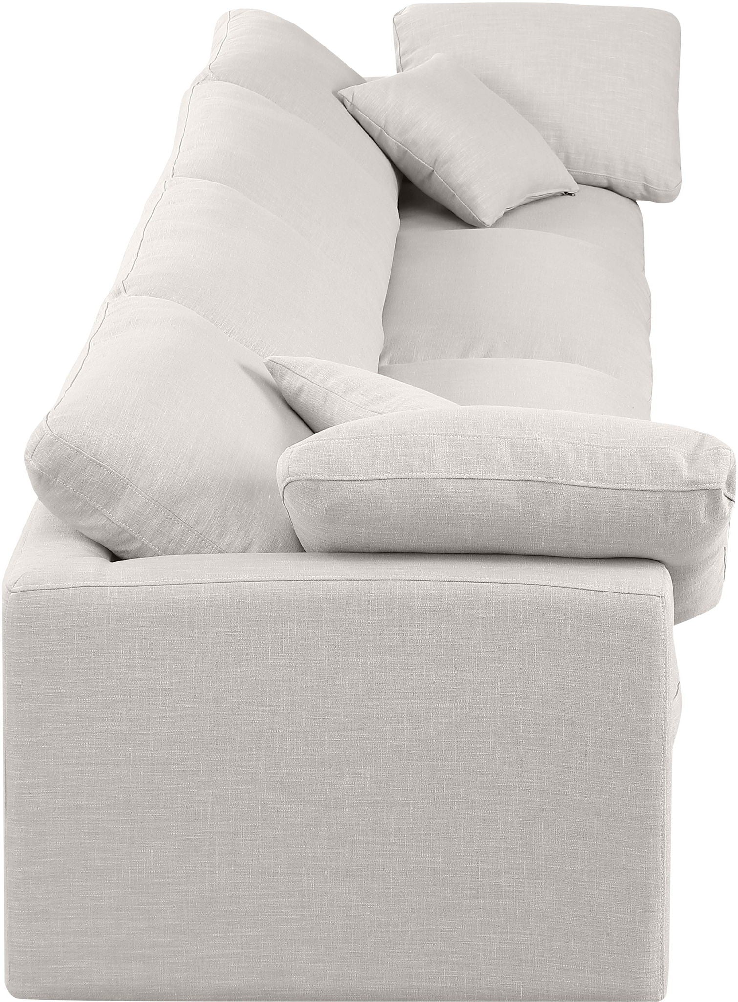 Indulge - Linen 4 Seat Modular Sofa