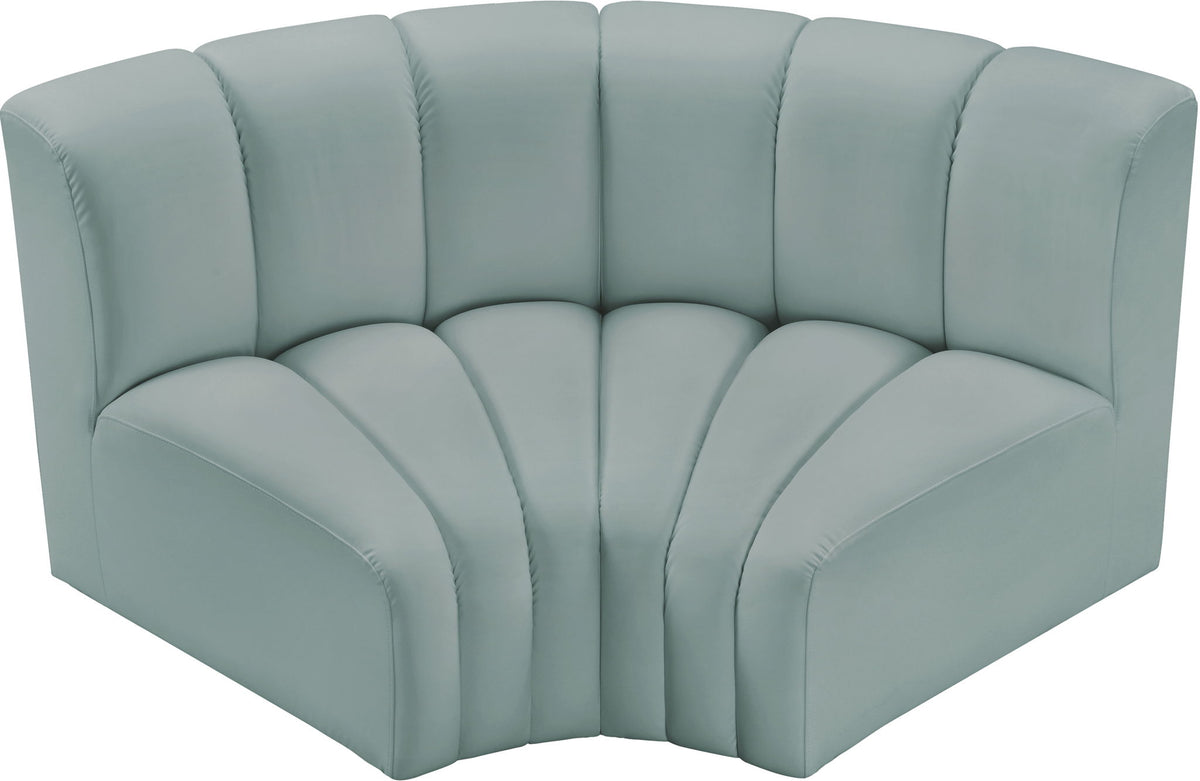 Arc - Faux Leather 2 Piece Modular Sofa