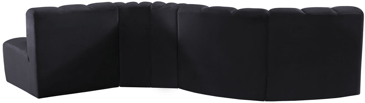 Arc - Velvet 5 Piece Modular Sofa