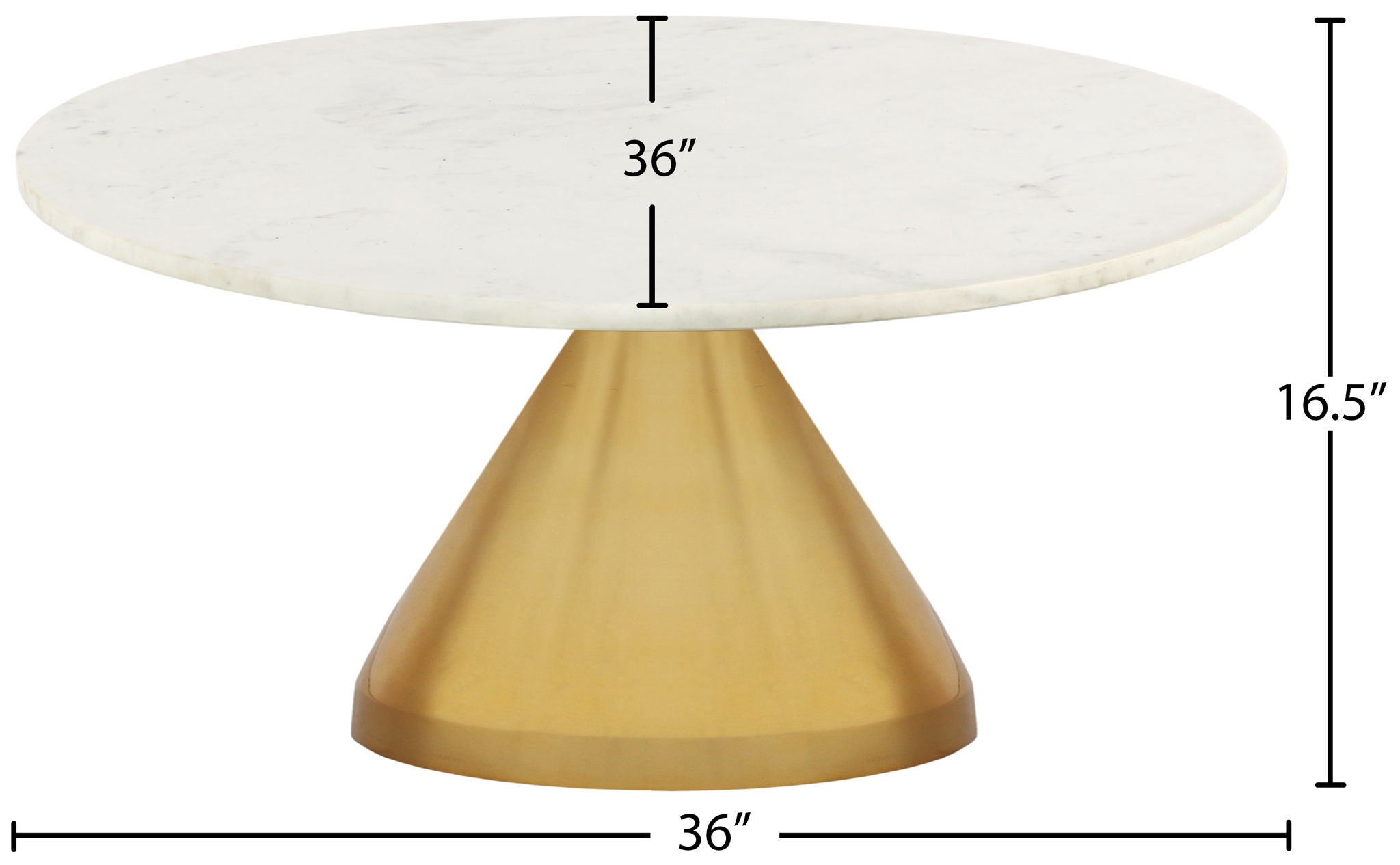 Emery - Coffee Table - White