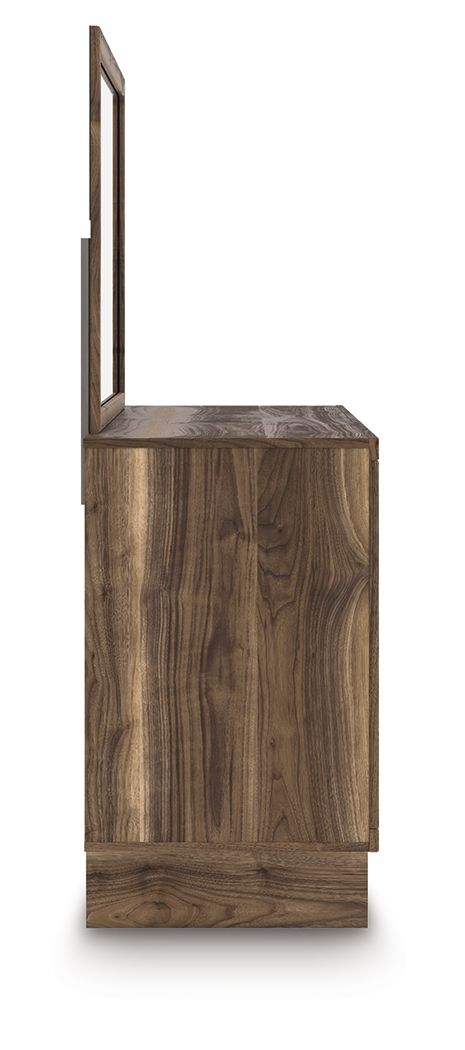 Chirason - Dresser And Mirror - Brown