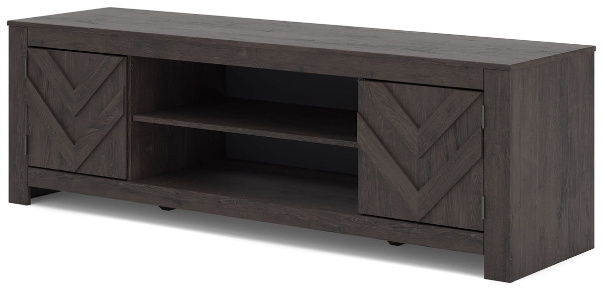 Cayboni - LG TV Stand With Fireplace Option