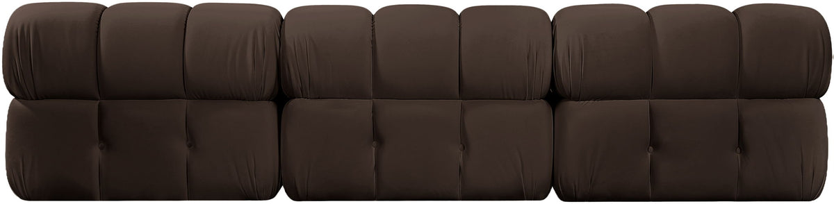 Orin - Velvet 3 Piece Modular Sofa