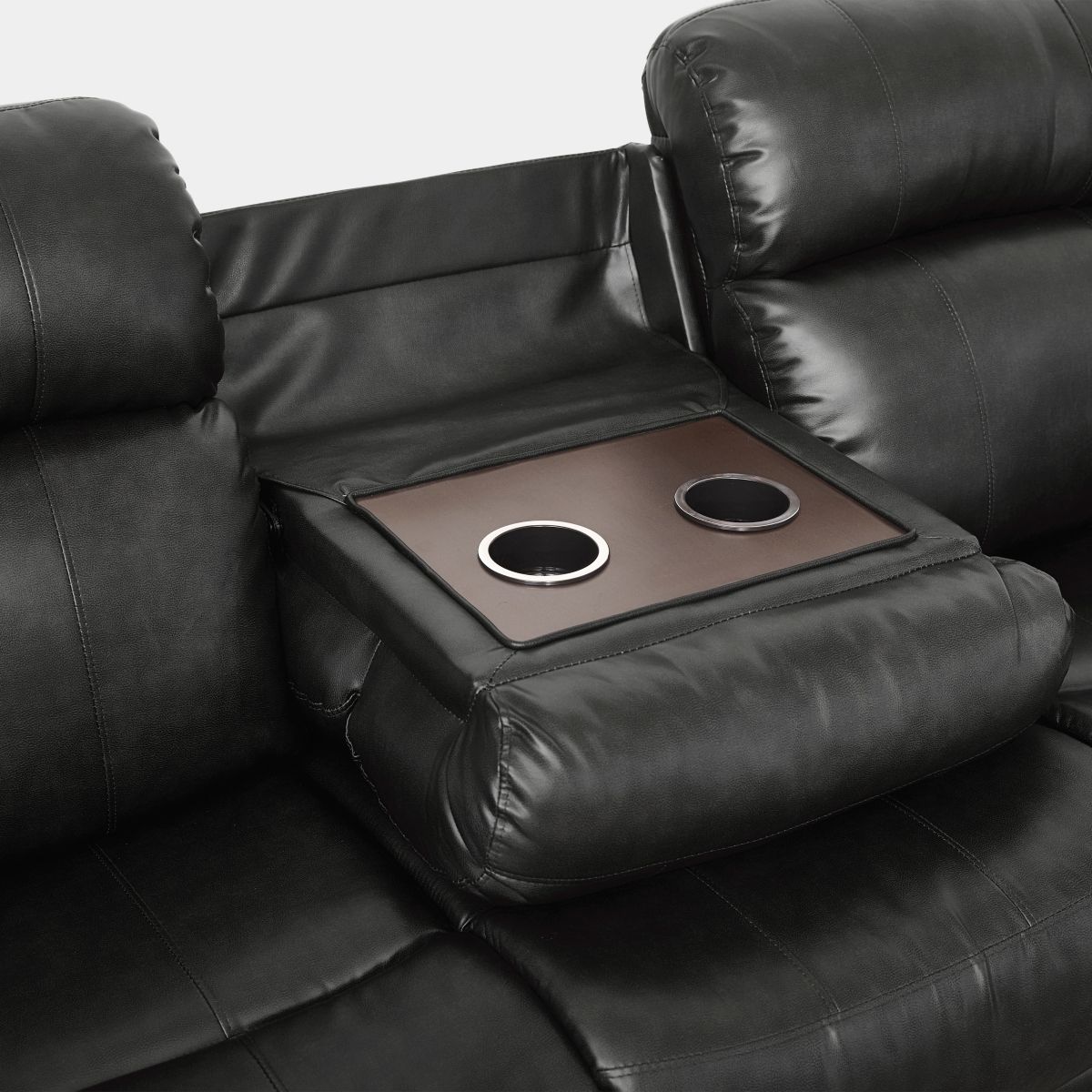 Marille - Double Reclining Sofa With Center Drop-Down Cup Holders