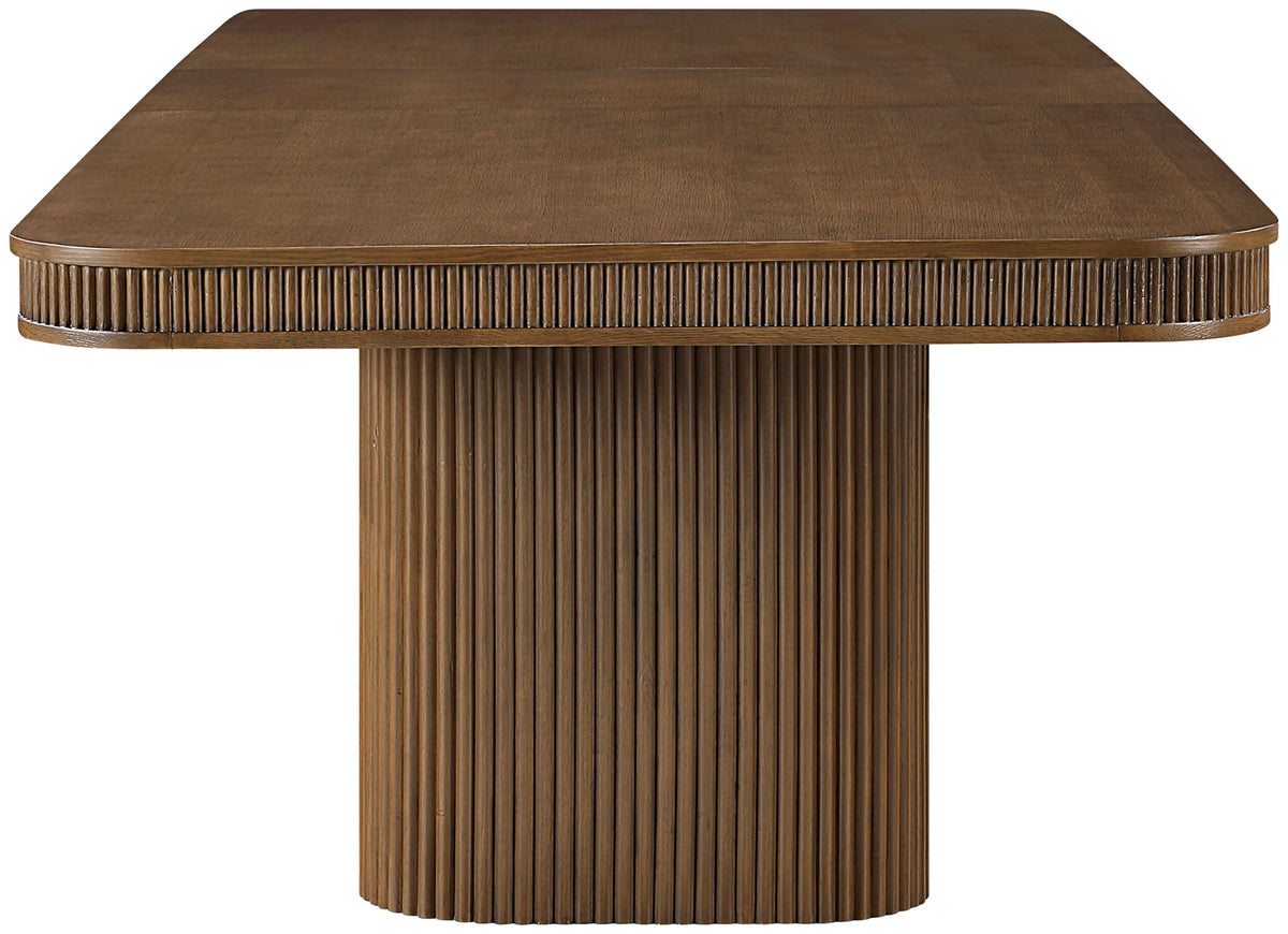 Mohari - Solid Wood And Oak Veneer 112" / 160" Dining Table