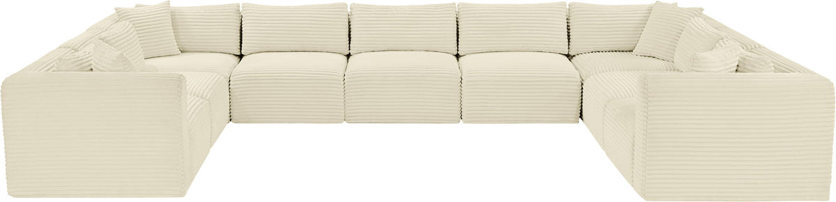 Shaggy - 9 Piece Modular U-Shaped Sectional